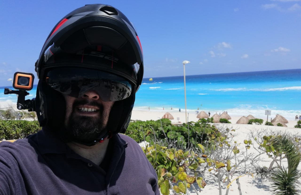 Viaje en motocicleta por el Caribe Mexicano