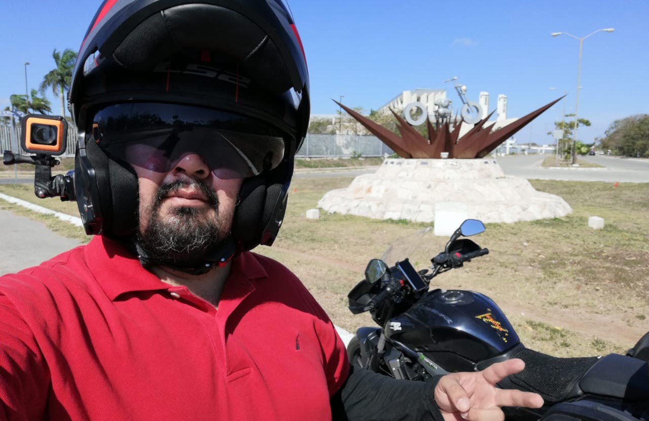 Monumento al motociclista, Mérida, Yucatán